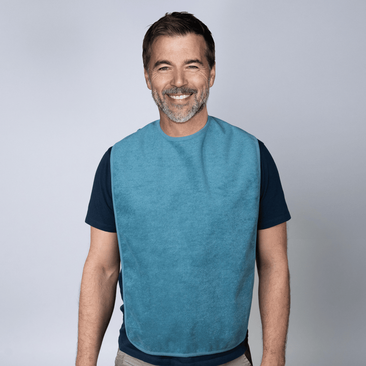 Teal Staydry Clothing Protector by Stay Dry Products, absorbent and waterproof adaptive clothing accessory for discreet protection.