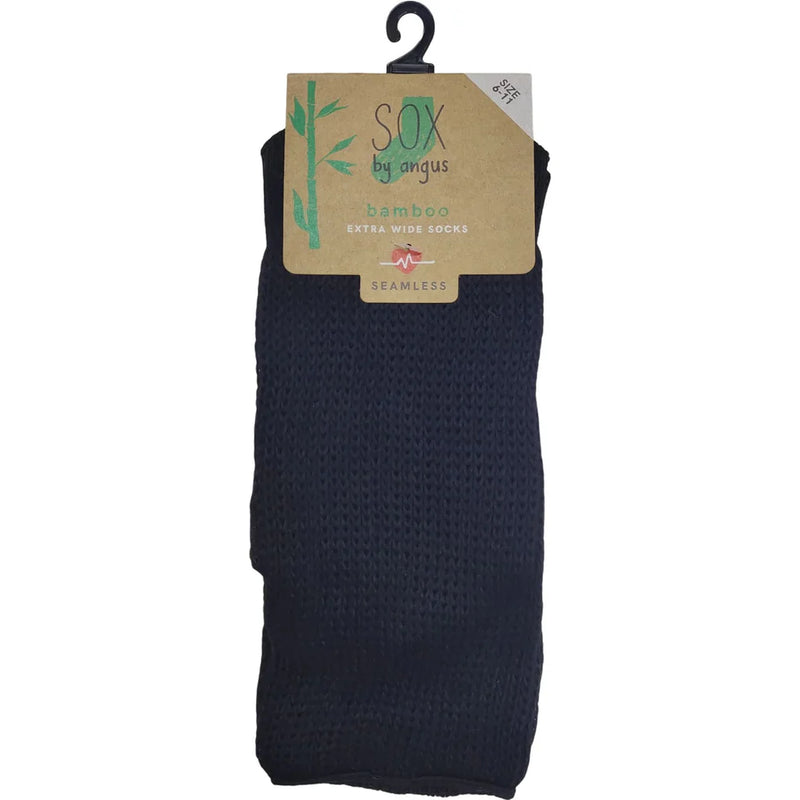Extra Wide Socks - Black