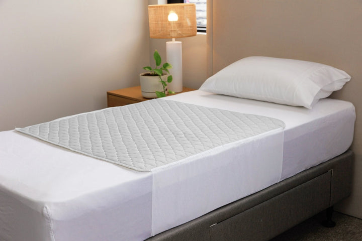 Waterproof Bed Pad with Tuck-In Sides - Grey