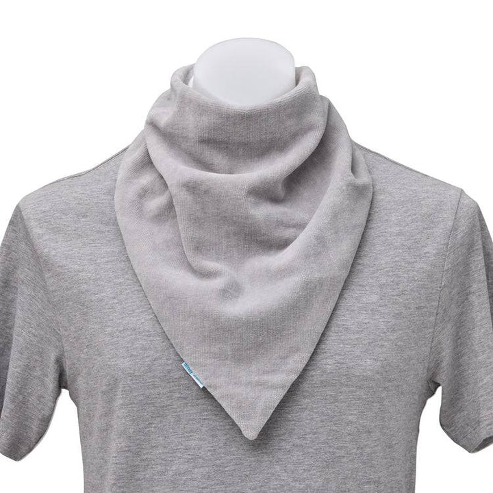 Adult Brolly Extra Absorbent Bandana from Brolly Sheets, adaptive clothing accessory in mist color, showing soft, absorbent fabric.