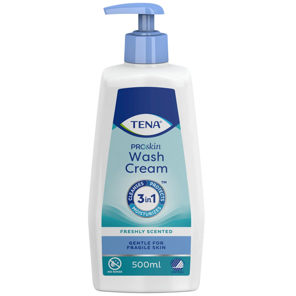 TENA Wash Cream 500ml each - Day &amp; Night HealthCare