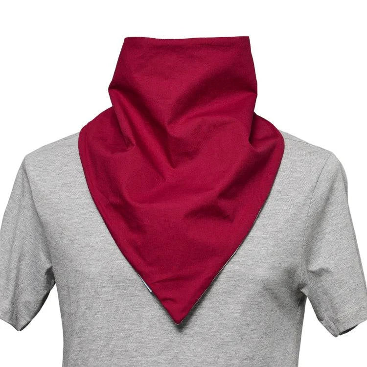 Burgundy Brolly Bandana waterproof and absorbent adaptive clothing for adults, featuring a soft, functional design by Brolly Sheets.