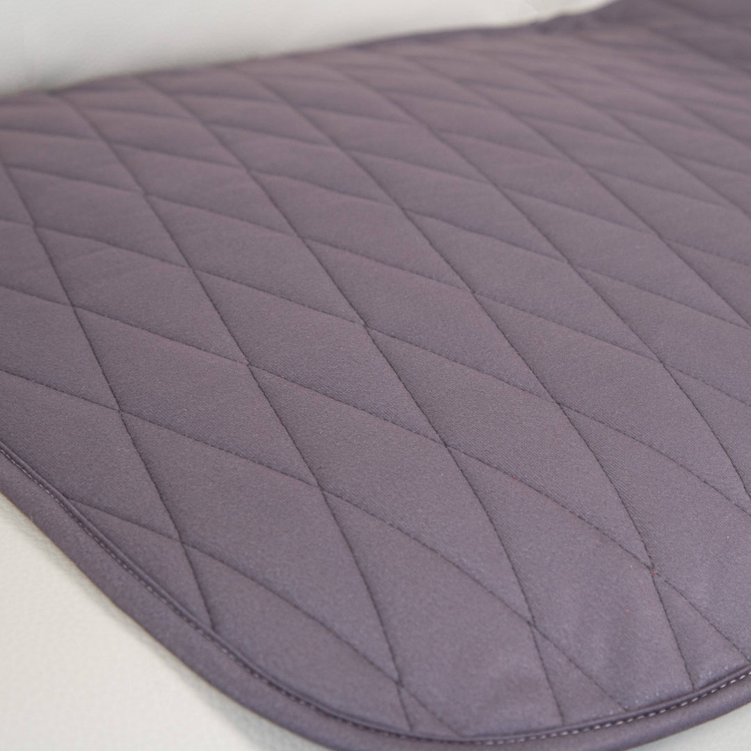 Gray Manchester Staydry Chair Pad by Stay Dry Products, cushioned seat with textured fabric for comfort and durability