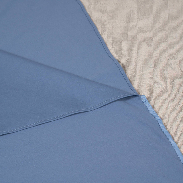 Staydry Waterproof Sleeping Bag Insert in blue, featuring a top view with detailed fabric texture and design.