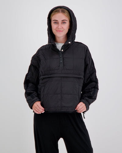 Christina Stephens- Elly Universal Adaptive Puffer Jacket for Wheelchair Users Black