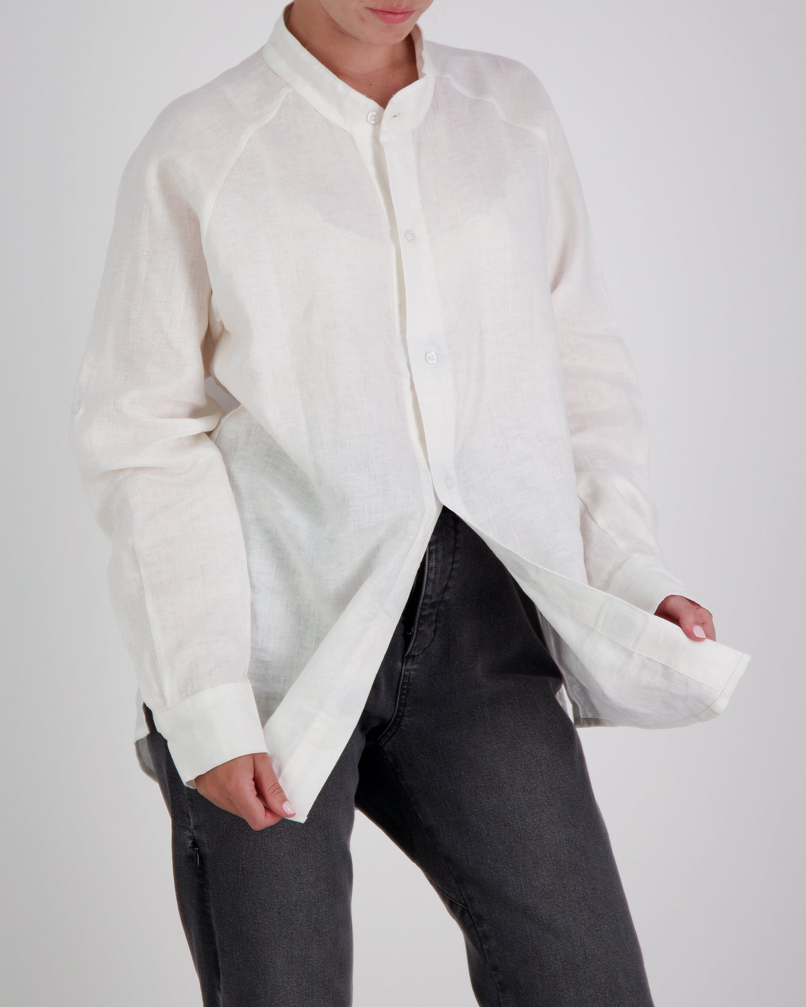 Cruiser Magnetic Linen Shirt for Dexterity Support - Christina Stephens