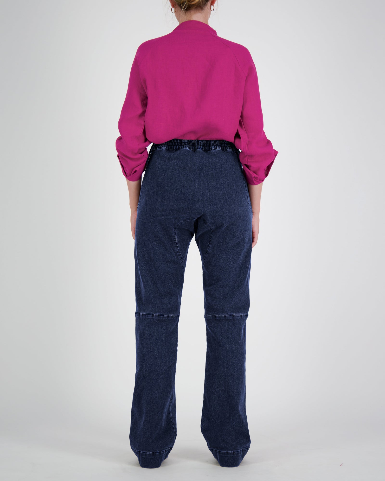 Annie Seated Jeans for Female Wheelchair Users - Blue 2 & 3 Access Points - Christina Stephens