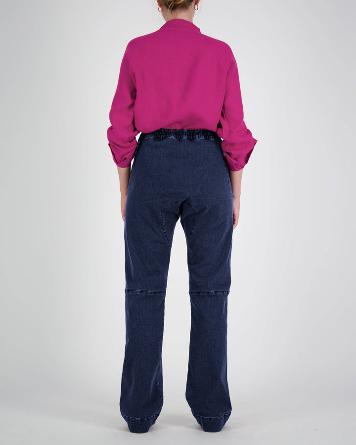 Annie Seated Jeans for Female Wheelchair Users - Blue 2 & 3 Access Points - Christina Stephens