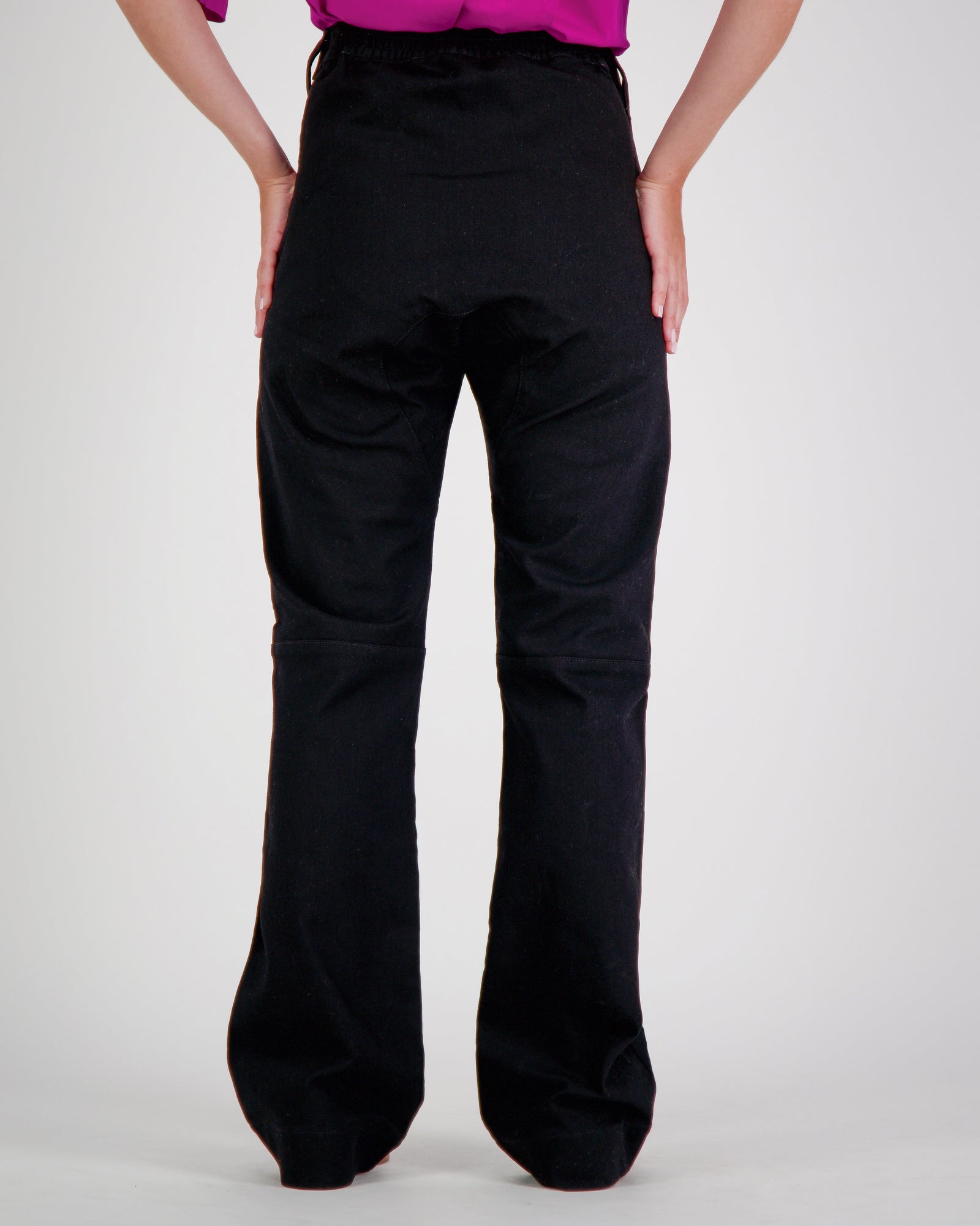 Annie Seated Jeans for Female Wheelchair Users - Black 2 & 3 Access Points - Christina Stephens