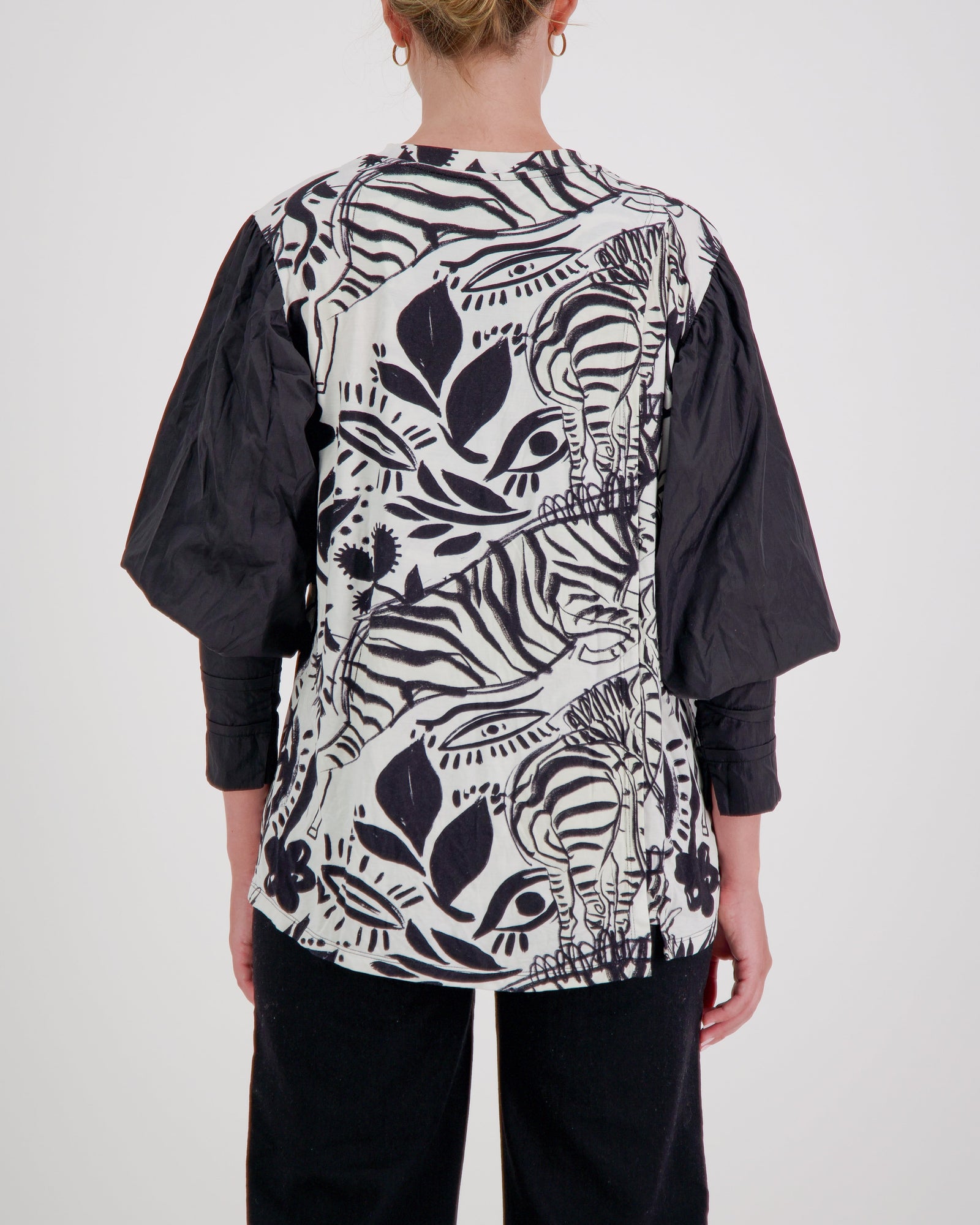 Tracey Adaptive Prism Back Top for Dexterity and Mobility Support - Abstract Print - Christina Stephens