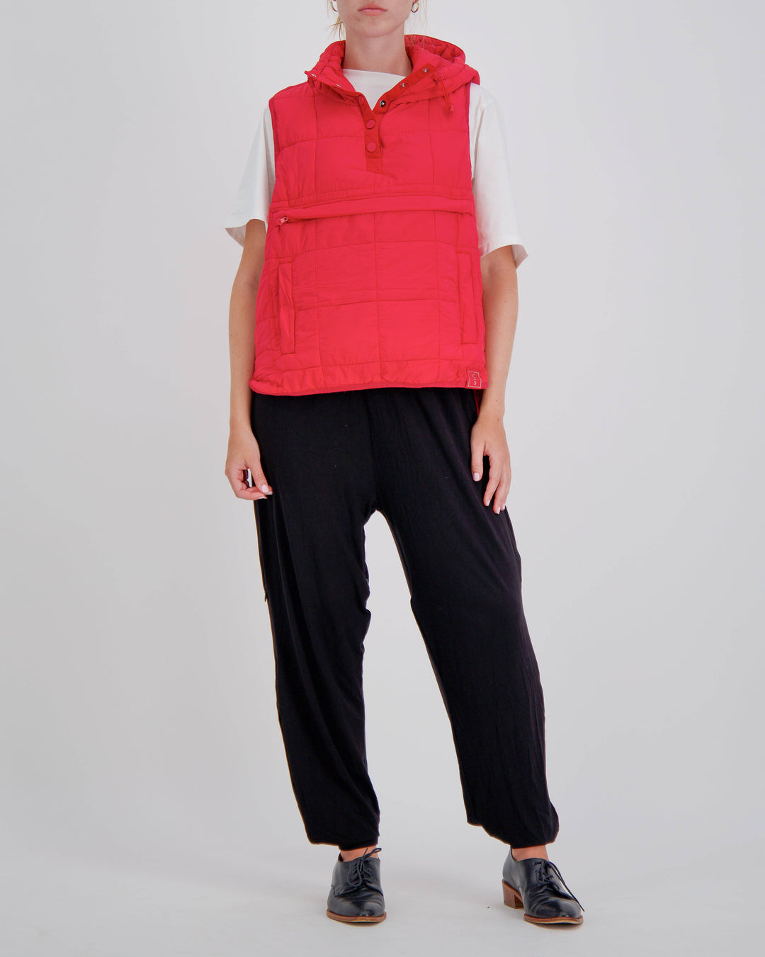 Puffer Vest | Adaptive Clothing for People with Disabilities and Wheelchair Users - Red