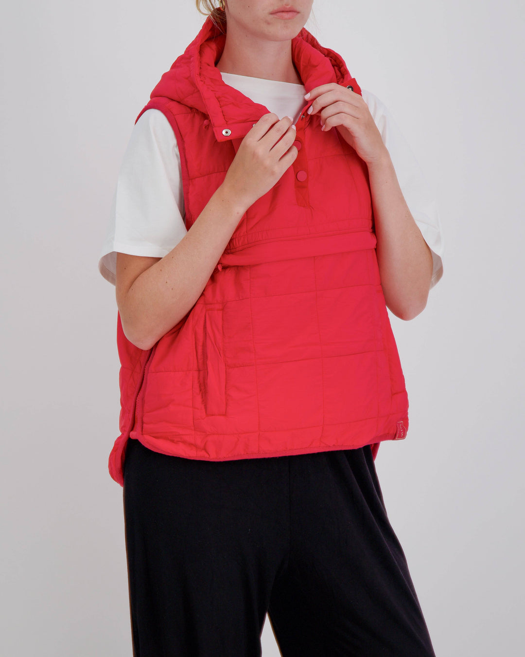 Puffer Vest | Adaptive Clothing for People with Disabilities and Wheelchair Users - Red