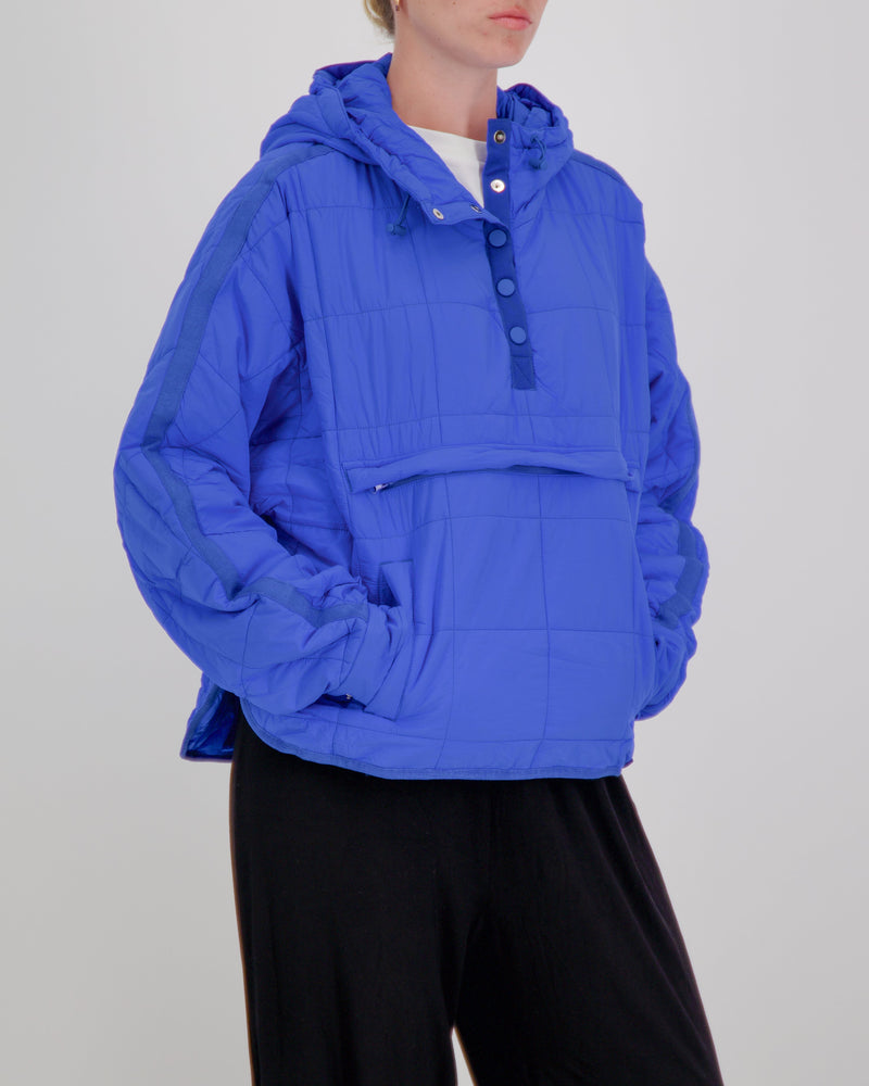 Christina Stephens- Elly Universal Adaptive Puffer Jacket for Wheelchair Users - Blue