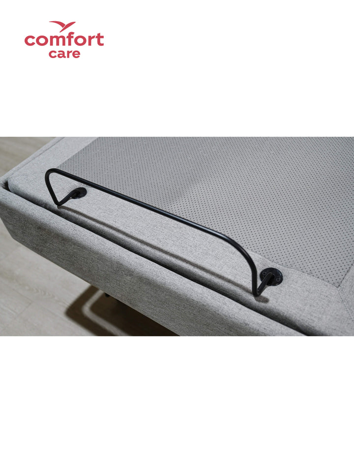 Comfort Care Dreame Lo-Lo electric adjustable bed by Pinnacle with a sleek design and adjustable head and foot positions.