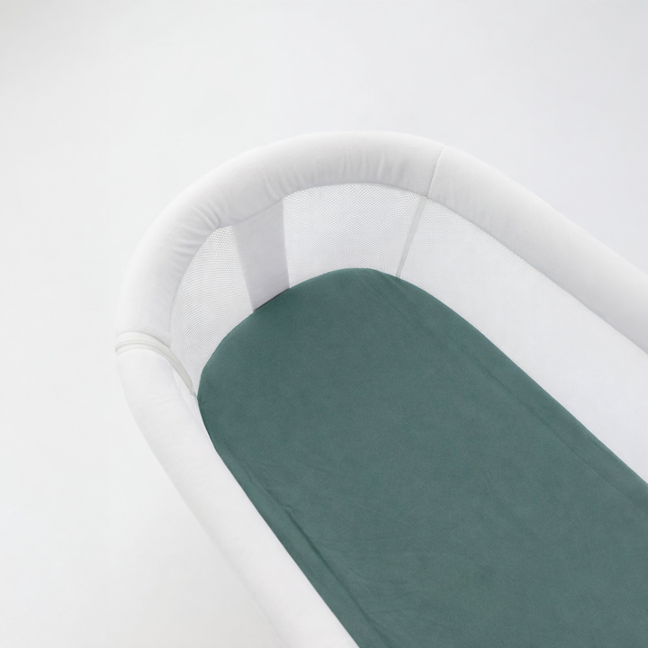 Milk &amp; Bed Waterproof Fitted Sheet – Forest | Bassinet