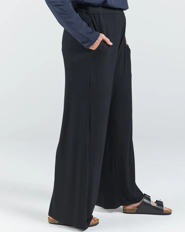 Christina Stephens- Jessie Wide Leg Pant | Adaptive Comfort in Bamboo & Luxe Linen