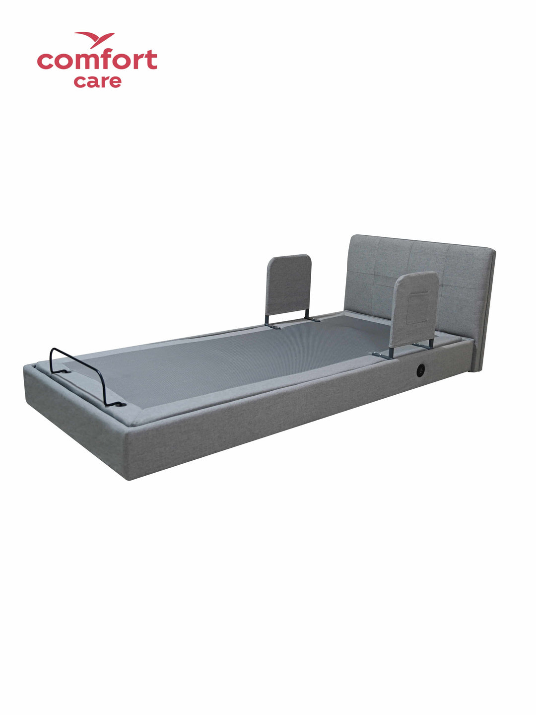Pinnacle Comfort Care Dreame Lo-Lo Electric Adjustable Bed with a sleek design and adjustable head and foot sections.