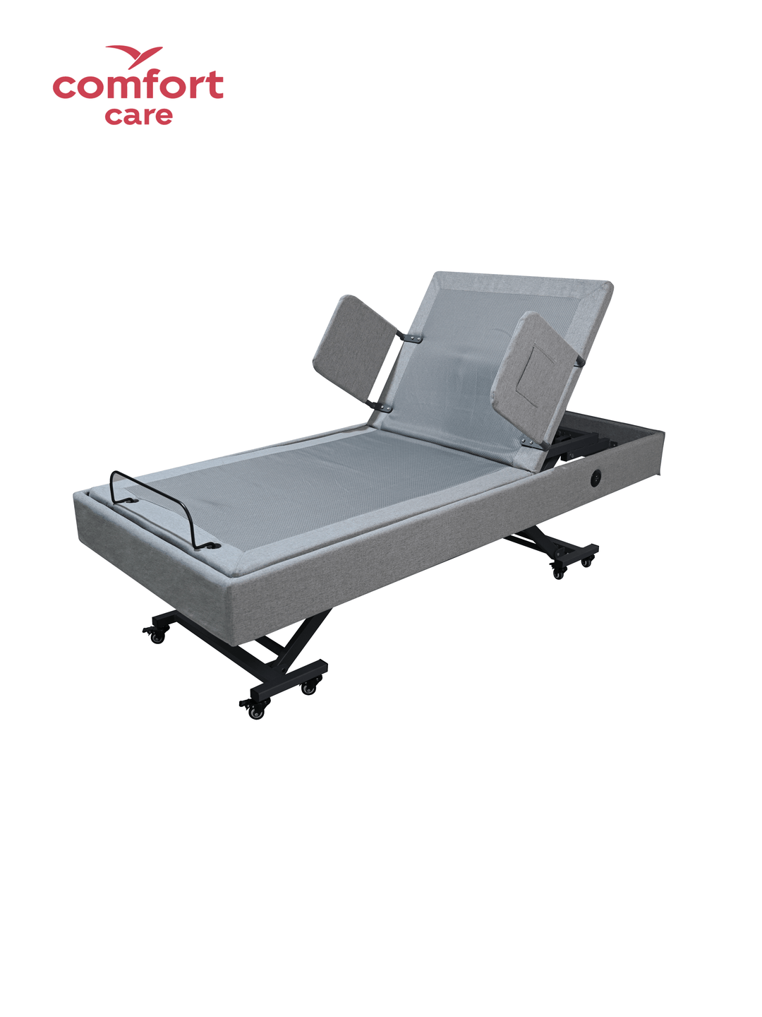 Pinnacle Comfort Care Dreame Lo-Lo electric adjustable bed in a modern setting, showcasing versatility and comfort.