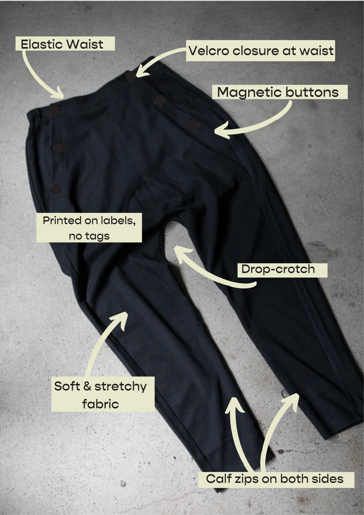 High waisted pants from JAM the Label featuring a sleek design and comfortable fit, displayed on a neutral background.