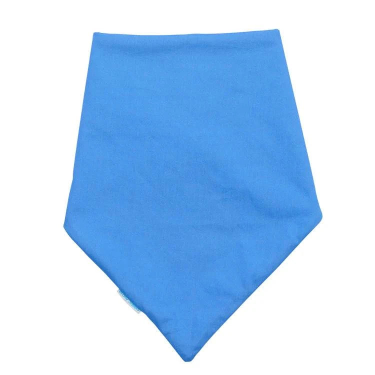 Denim blue cotton bandana for children by Incare Supports, a versatile piece of adaptive clothing for kids.