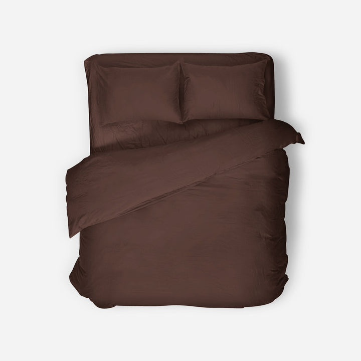 Milk &amp; Bed Waterproof Fitted Sheet – Espresso | Double