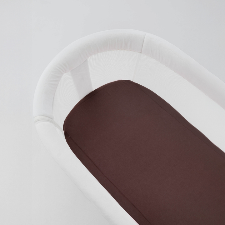 Waterproof Fitted Sheet | Bassinet | Espresso - Milk&amp;Bed
