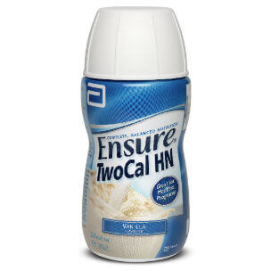 DHL Ensure TwoCal HN vanilla ready-to-drink nutrition bottles, 30-pack, 200mL each, for specialized nutritional support
