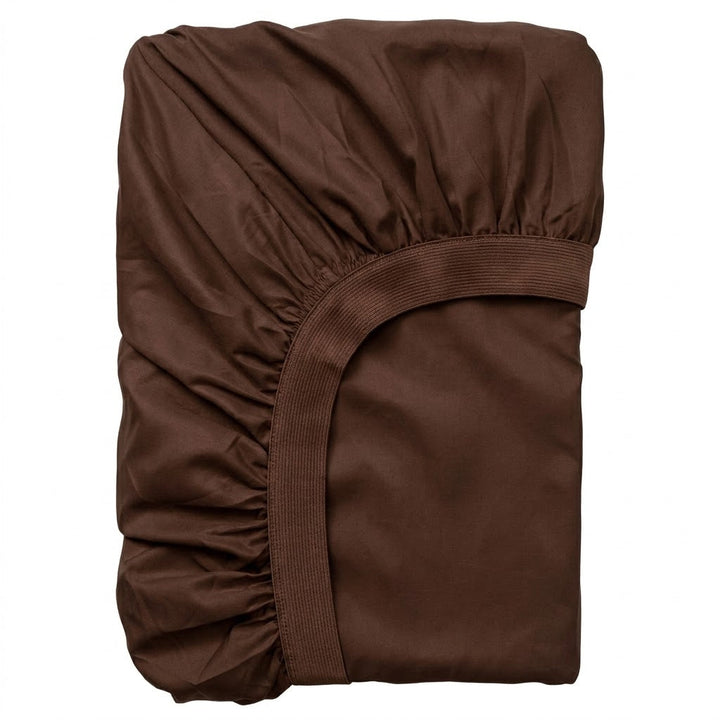 Milk &amp; Bed Waterproof Fitted Sheet – Espresso | King