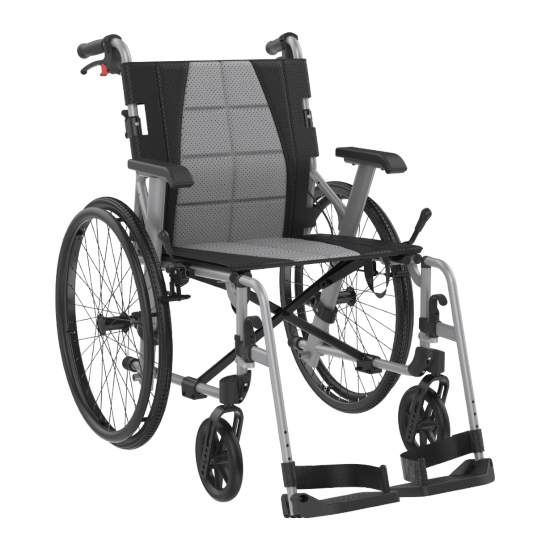 Aspire   SOCIALITE  Wheelchair Self Propelled - Silver