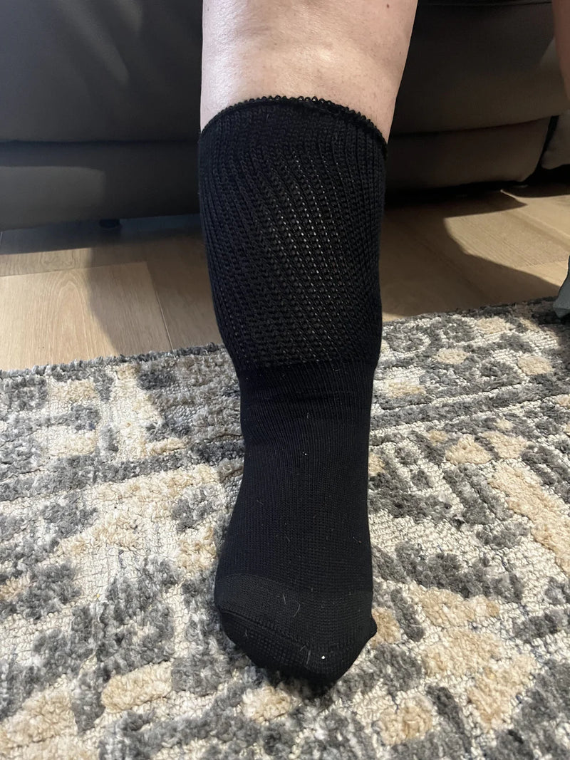 Extra Wide Socks - Black