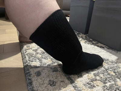 Extra Wide Socks - Black