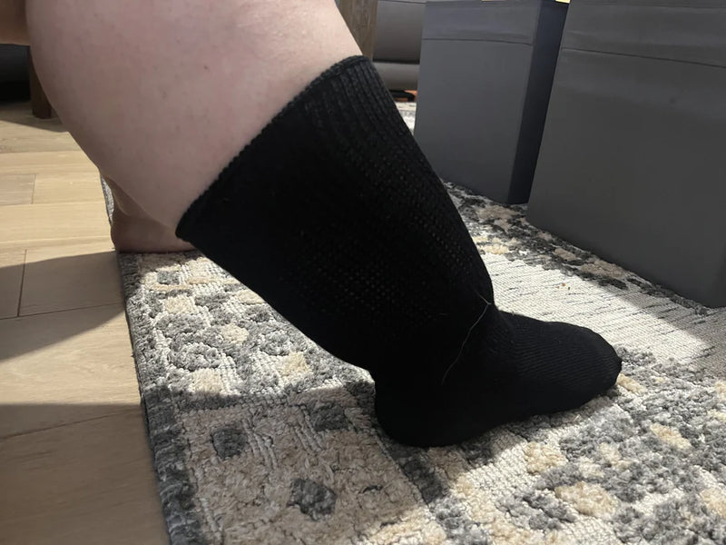 Extra Wide Socks - Black