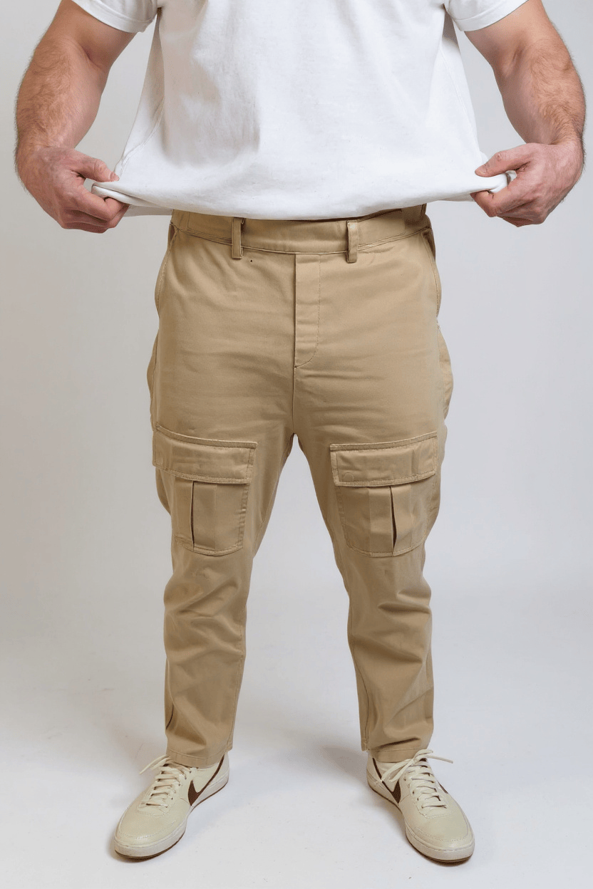 JAM the Label side access cargo pants in a stylish design with multiple pockets and a comfortable fit.