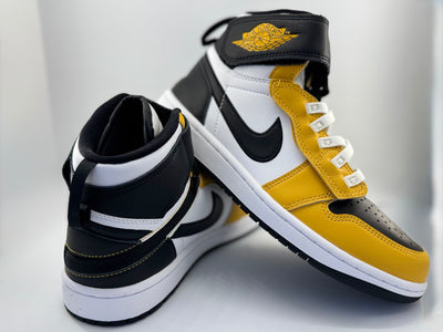 Nike Adaptive Air Jordan Hi FlyEase - White/Yellow Ochre/White/Black (Adults Sizing)