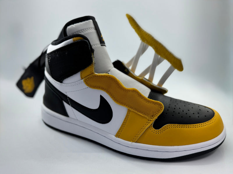 Nike Adaptive Air Jordan Hi FlyEase - White/Yellow Ochre/White/Black (Adults Sizing)