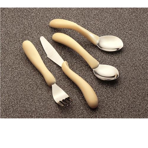 Ivory Homecraft Caring Cutlery Set by Instacare Shop, featuring ergonomic handles and sleek design for comfortable use.