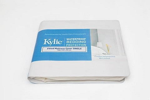 Kylie Fitted Mattress Cover Single - Washable Waterproof Mattress Cover