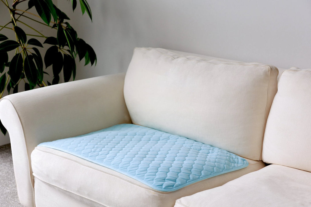 Large Waterproof Chair Pad - Pale Blue