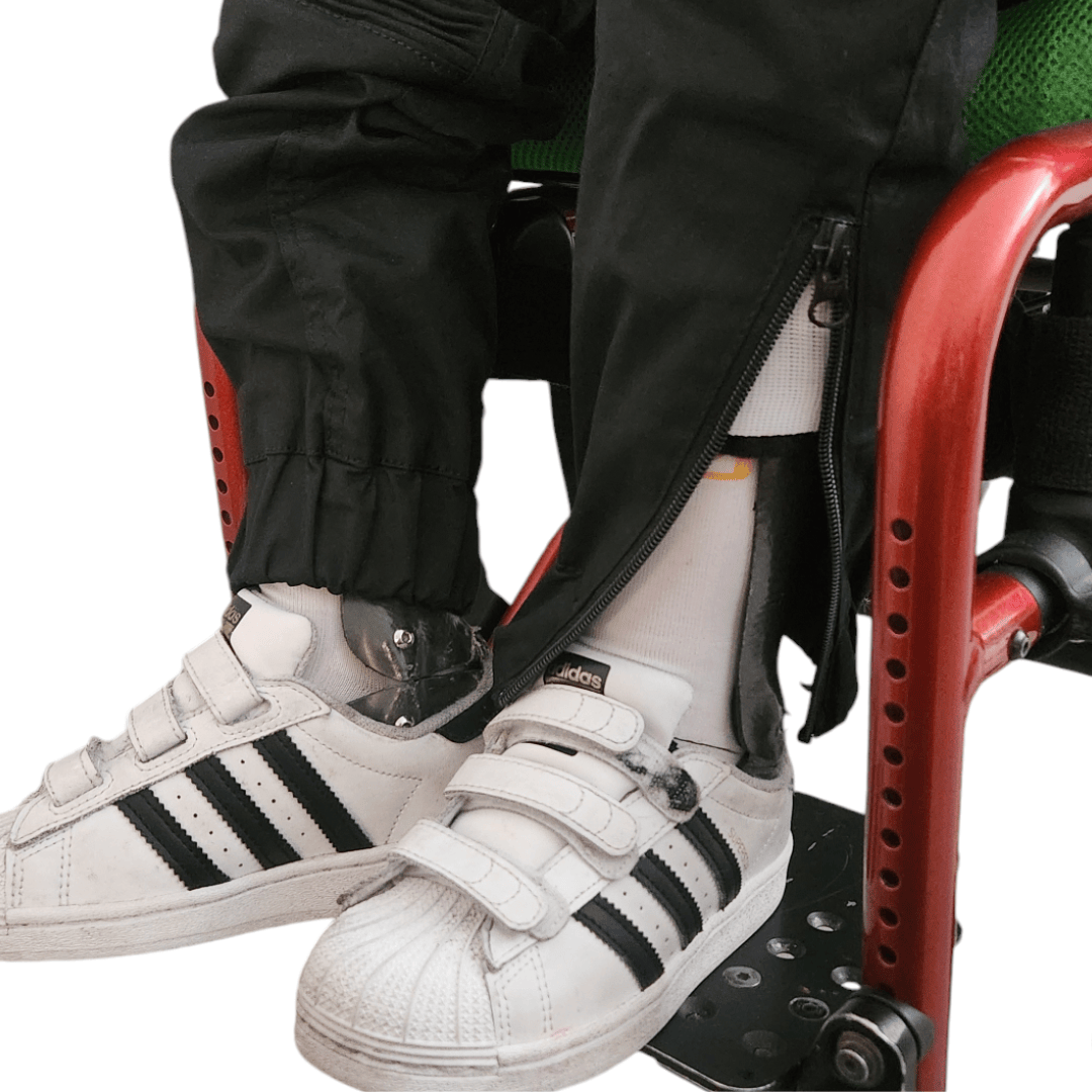 Kids' RareWear OrthoEase Signature clothing in black, featuring a comfortable and stylish design for everyday wear.