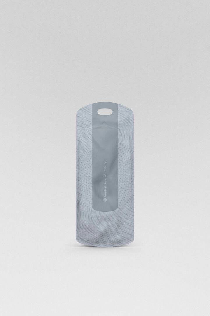 Coloplast SpeediCath Flex Set Single Loop packaging in light grey, showcasing the product's design and features.