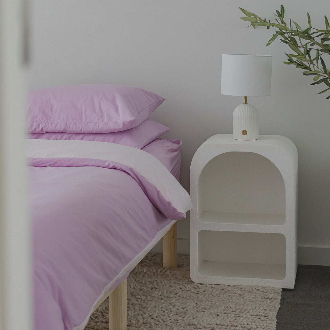 Milk &amp; Bed Waterproof Quilt Cover – Bloom/Petal | King Single