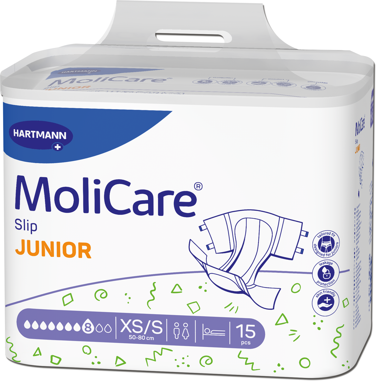 MoliCare Slip Junior 8D XS/S P15 Sde