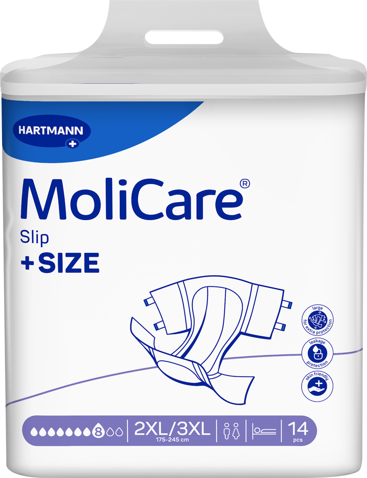 MoliCare Slip +SIZE 8D 2XL / 3XL
