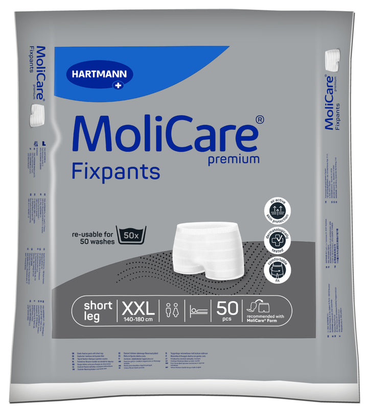 Package of MoliCare Fixpants by Hartmann on a white background