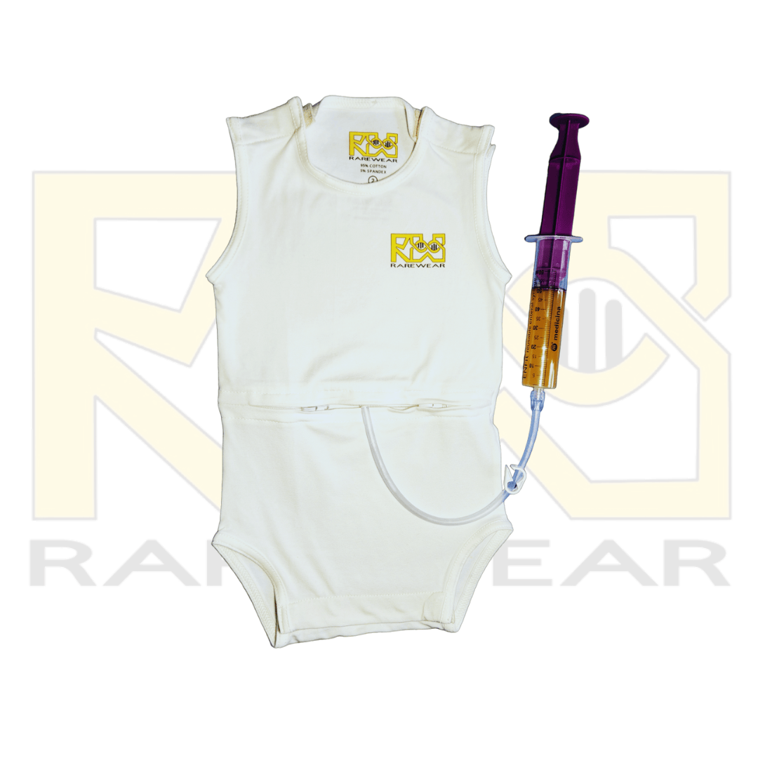 Kids' RareWear OneEase Adaptive Bodysuit in soft fabric, featuring a comfortable fit and easy access design.