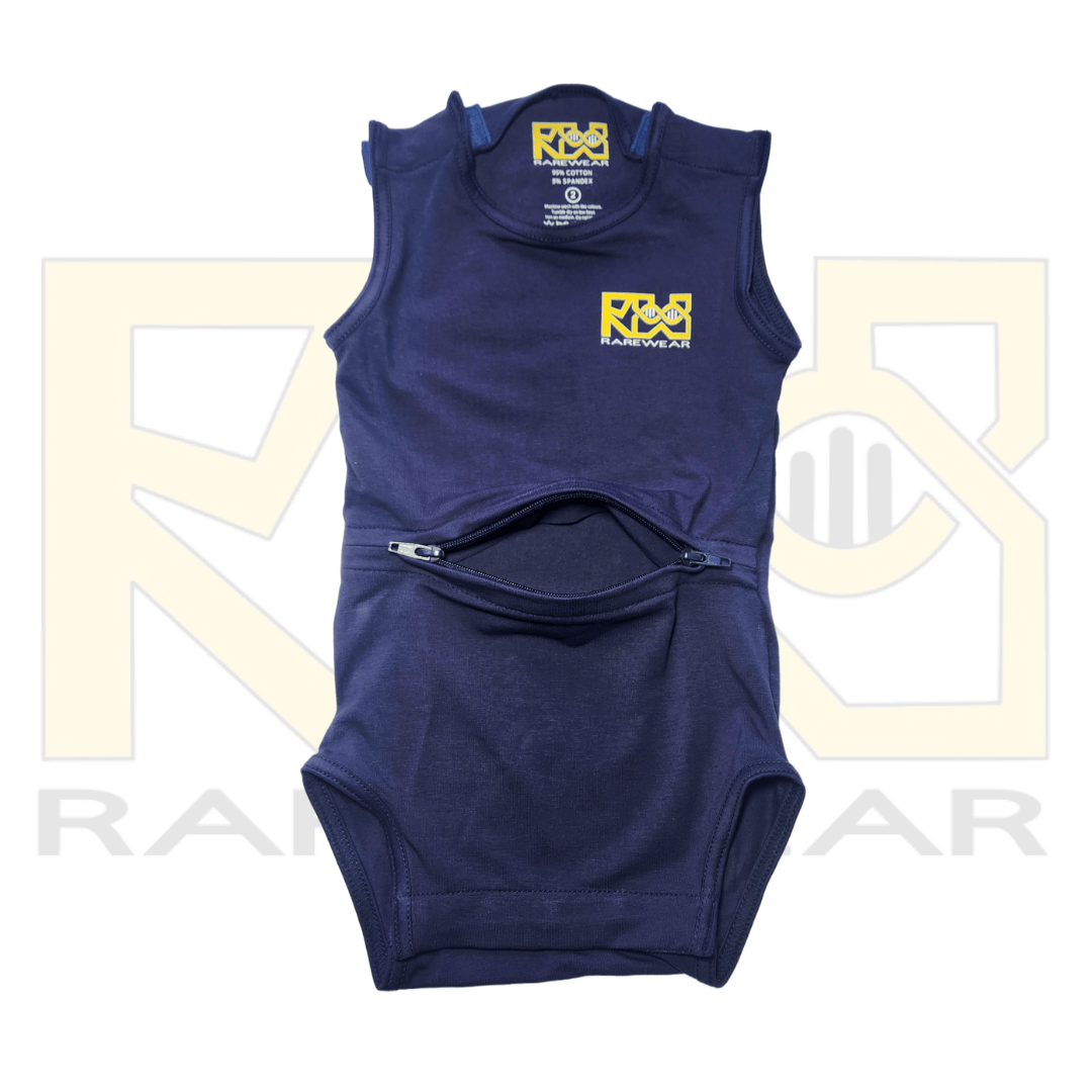 RareWear OneEase Adaptive BodySuit for kids, featuring a comfortable design and easy access for dressing.
