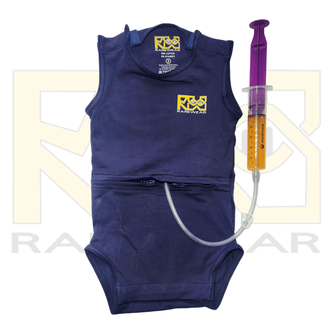 Kids' RareWear OneEase Adaptive BodySuit in soft fabric, featuring a comfortable design for easy dressing and movement.