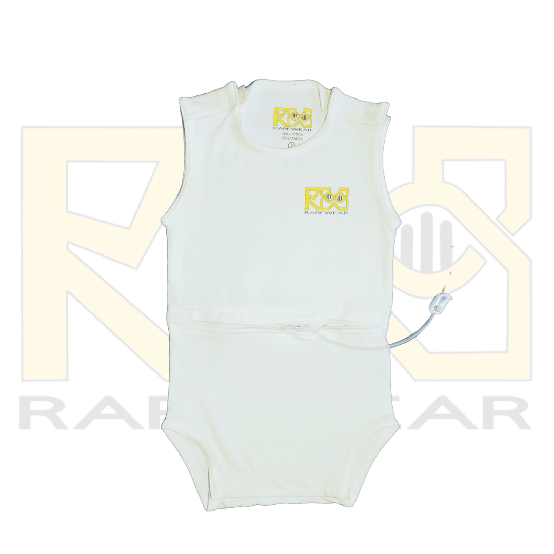 Kids' RareWear OneEase Adaptive Bodysuit in soft fabric, featuring a comfortable, easy-to-wear design for all-day play.