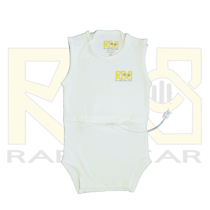 Kids' RareWear OneEase Adaptive Bodysuit in soft fabric, featuring a comfortable, easy-to-wear design for all-day play.
