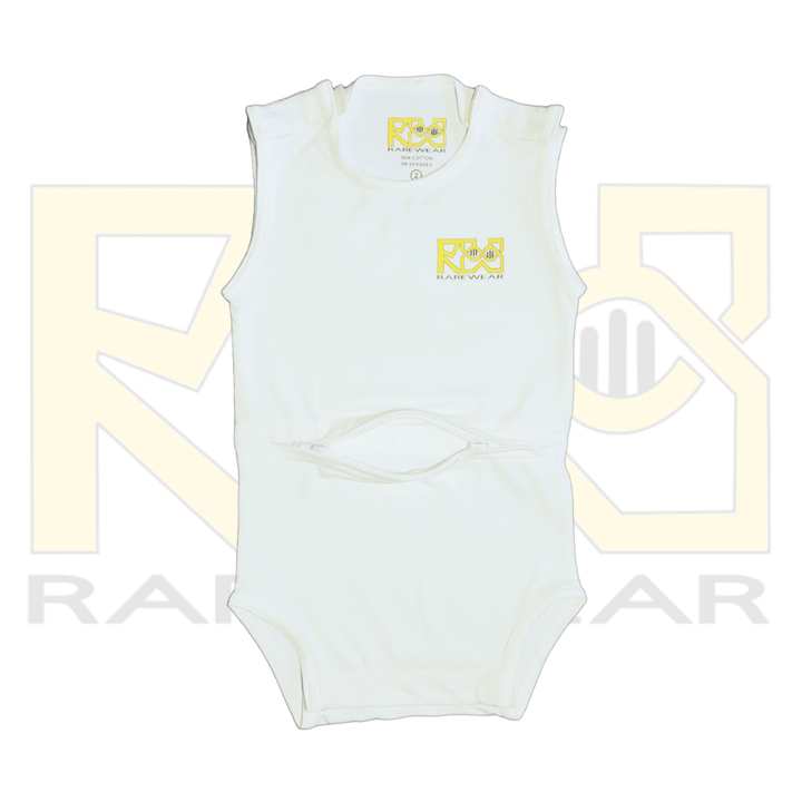 Kids' RareWear OneEase Adaptive BodySuit in a soft fabric, featuring a comfortable design for easy dressing.